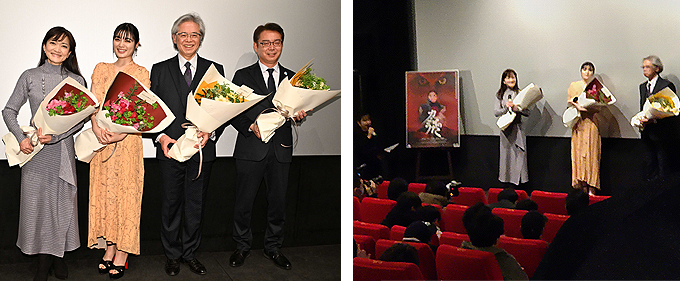 映画「カムイのうた」公開記念舞台挨拶